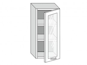 19.40.3 Шкаф настенный (h=913) на 400мм с 1-ой стекл. дверцей в Кыштыме - kyshtym.магазин96.com | фото