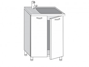 2.60.2м Шкаф-стол на 600мм под врезную мойку с 2-мя дверцами в Кыштыме - kyshtym.магазин96.com | фото