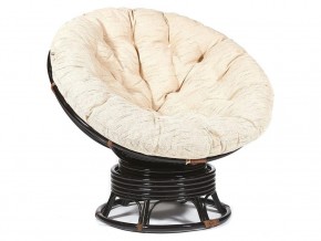 Кресло-качалка Papasan w 23/01 B с подушкой Antique brown, ткань Старт в Кыштыме - kyshtym.магазин96.com | фото