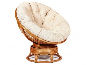 Кресло-качалка Papasan w 23/01 B с подушкой Cognac, ткань Старт в Кыштыме - kyshtym.магазин96.com | фото