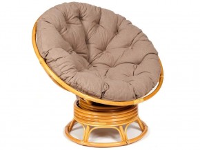 Кресло-качалка Papasan w 23/01 B с подушкой Honey, экошерсть Коричневый в Кыштыме - kyshtym.магазин96.com | фото