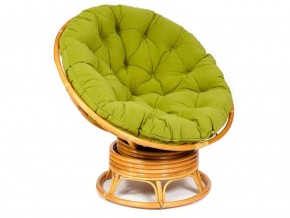 Кресло-качалка Papasan w 23/01 B с подушкой Honey, флок Олива в Кыштыме - kyshtym.магазин96.com | фото