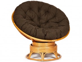 Кресло-качалка Papasan w 23/01 B с подушкой Honey, ткань Коричневый в Кыштыме - kyshtym.магазин96.com | фото