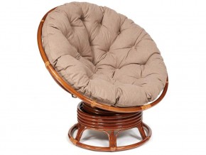 Кресло-качалка Papasan w 23/01 B с подушкой Pecan, экошерсть Коричневый в Кыштыме - kyshtym.магазин96.com | фото