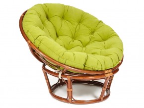 Кресло Papasan 23/01 W с подушкой Pecan, флок Олива в Кыштыме - kyshtym.магазин96.com | фото