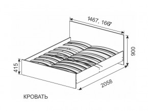 Кровать 1600х2000 ортопедическое основание в Кыштыме - kyshtym.магазин96.com | фото