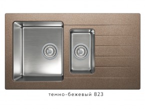 Мойка комбинированная Tolero twist TTS-890 Темно-бежевый 823 в Кыштыме - kyshtym.магазин96.com | фото